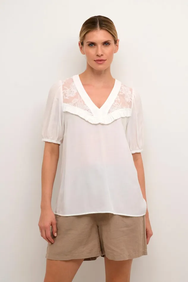 Blouses Women CULTURE CUasmine Blouse Spring Gardenia