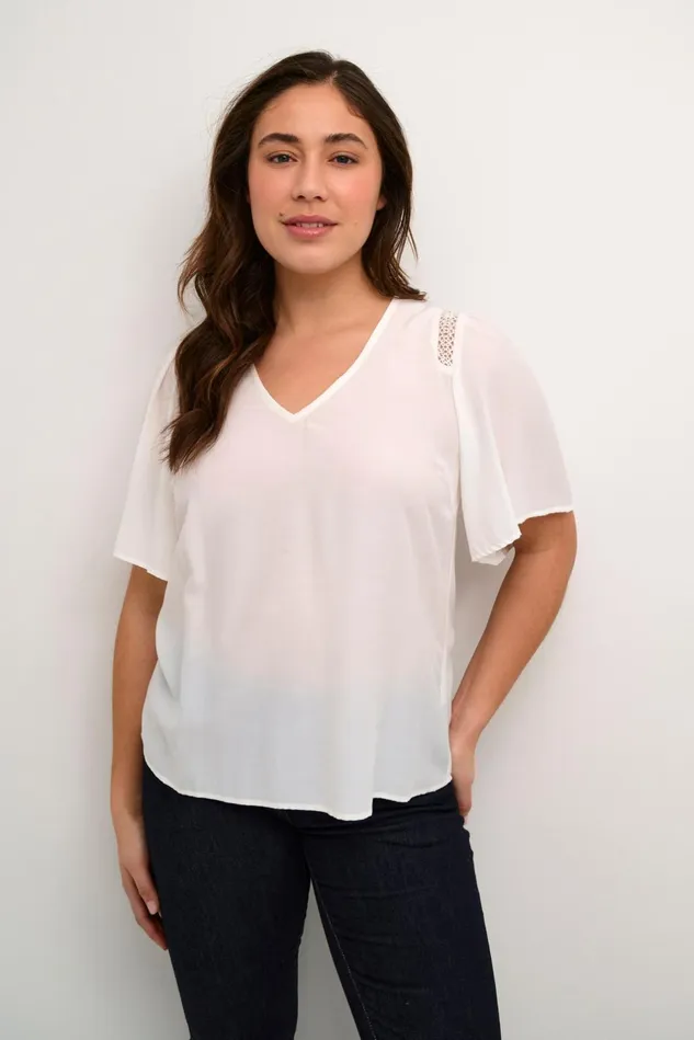 Blouses Women CULTURE CUsif Blouse Spring Gardenia