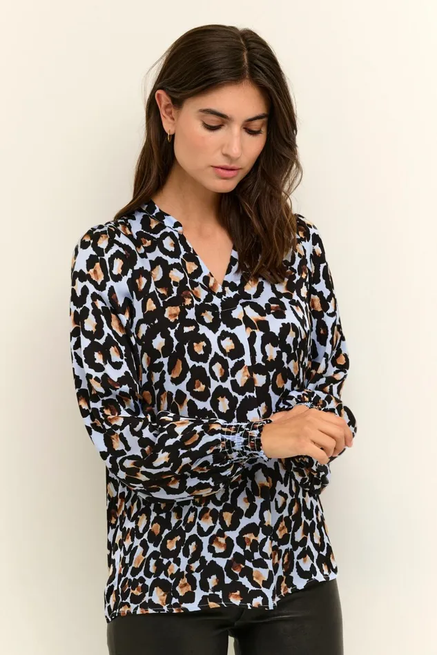 Blouses Women CULTURE CUvinca Leopard Blouse Serenity