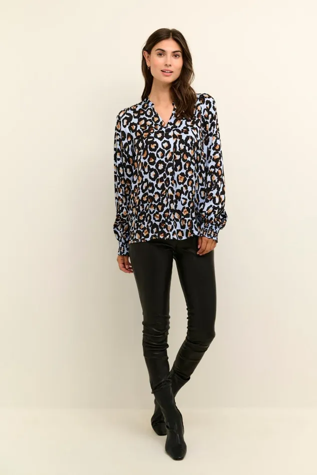 Blouses Women CULTURE CUvinca Leopard Blouse Serenity