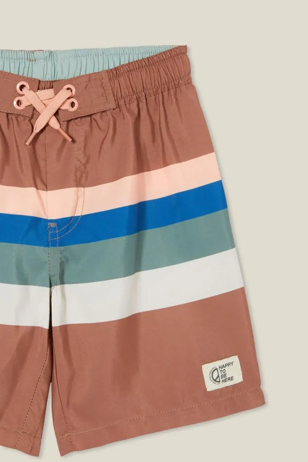 Bobby Board Short Coco Jumborainy Day Multi Stripe Boys Cotton On Shorts Bobby Board Short Coco Jumborainy Day Multi Stripe Boys Cotton On Shorts