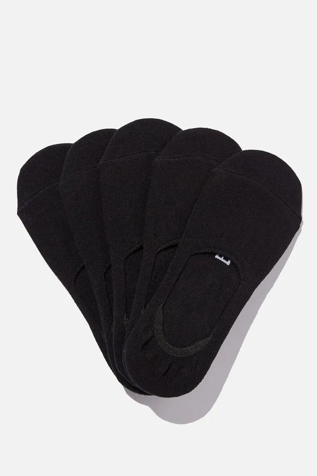 Body 5Pk Invisible Sock Black Women Cotton On Accessories