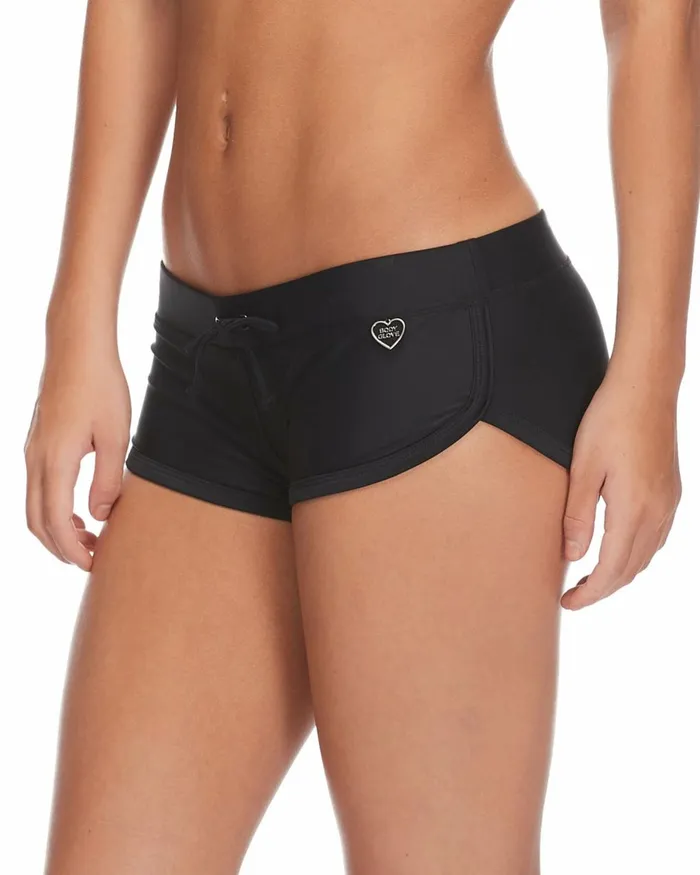 Body Glove Boardshorts Women Smoothies Sidekick Boy Short Swim Bottom 8211 Black