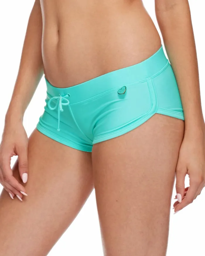 Body Glove Boardshorts Women Smoothies Sidekick Boy Short Swim Bottom 8211 Sea Mist