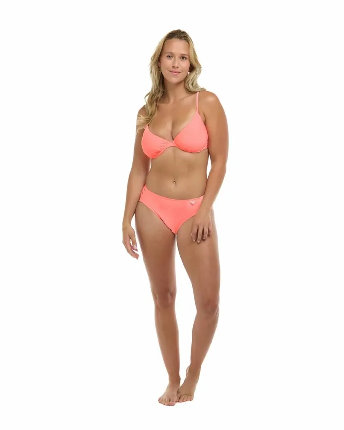 Body Glove DF Cup Tops Women Smoothies Solo DF Cup Bikini Top 8211 Coral