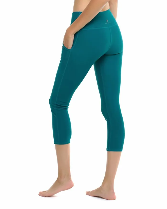 Body Glove Gym To Swim Women Smoothies Vigor CrossOver Capri 8211 Kingfisher