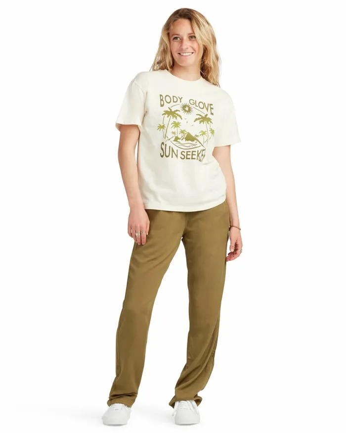 Body Glove New Arrivals Women Feeling Good Drawstring Pant 8211 Fern