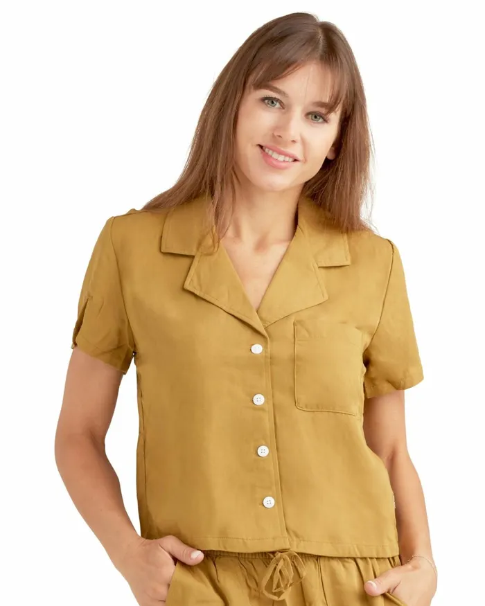 Body Glove New Arrivals Women Just Be You ButtonUp Shirt 8211 Sand