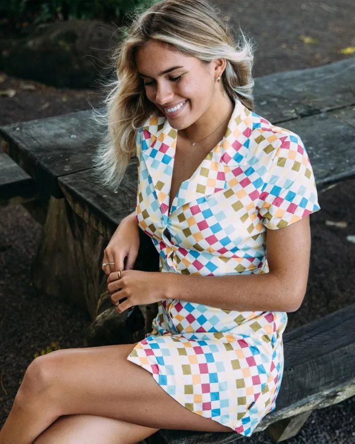 Body Glove New Arrivals Women Malia Dress ButtonUp Dress 8211 Multi