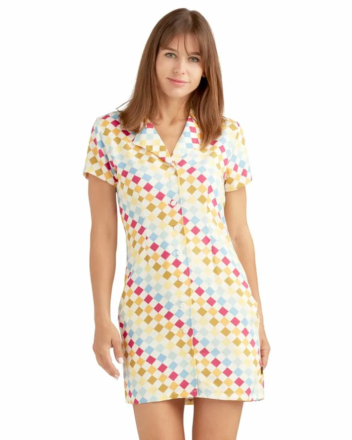 Body Glove New Arrivals Women Malia Dress ButtonUp Dress 8211 Multi