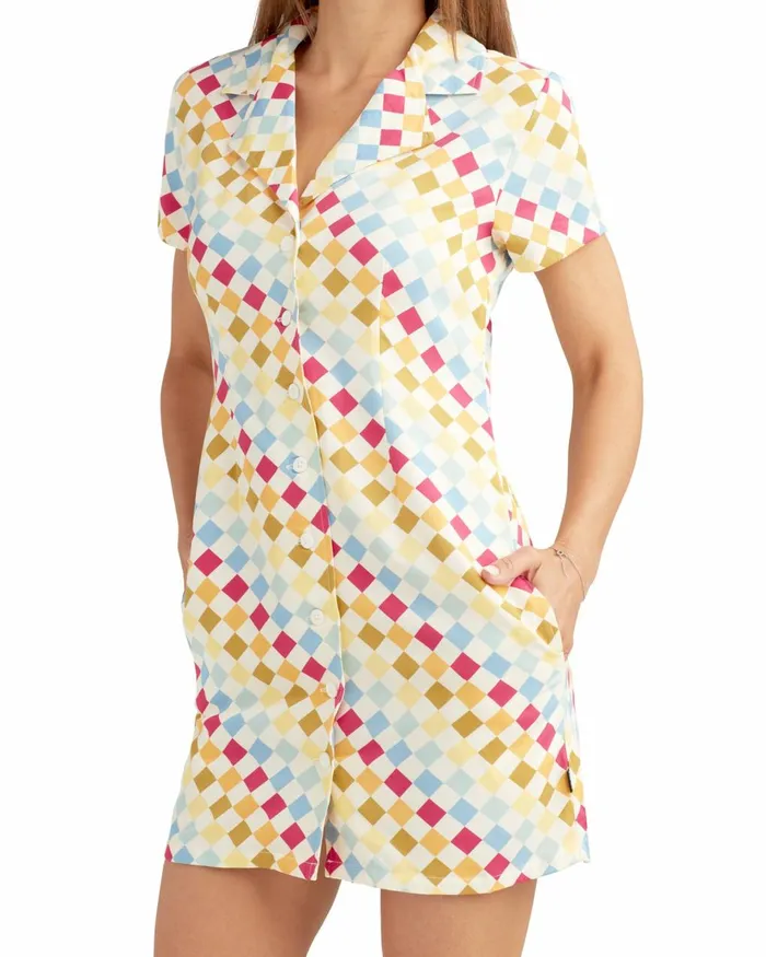 Body Glove New Arrivals Women Malia Dress ButtonUp Dress 8211 Multi
