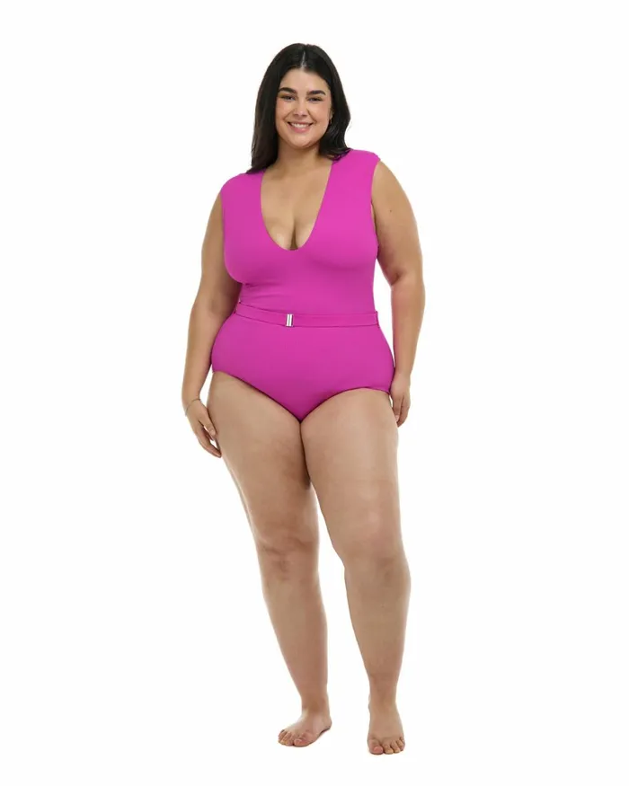 Body Glove Plus Size Swimwear Women Ibiza Ezry Plus Size OnePiece Swimsuit 8211 Fuchsia