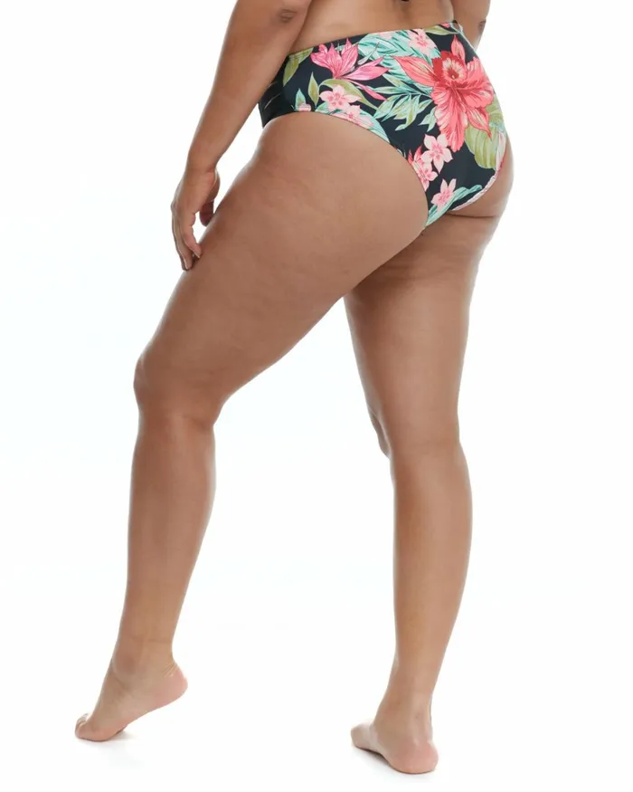 Body Glove Plus Size Swimwear Women Isla Foca Plus Size Retro HighWaist Swim Bottoms 8211 Black