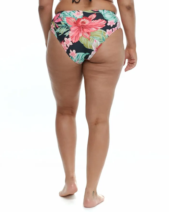 Body Glove Plus Size Swimwear Women Isla Foca Plus Size Retro HighWaist Swim Bottoms 8211 Black