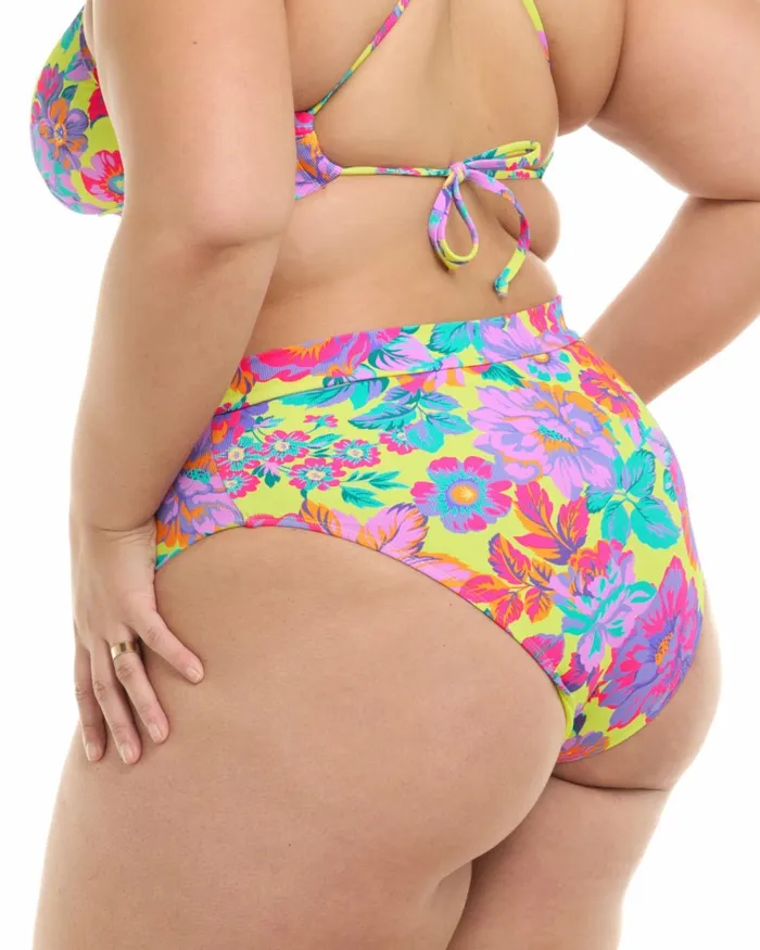 Body Glove Plus Size Swimwear Women Romy Marlee Plus Size HighWaist Bikini Bottom 8211 Key Lime