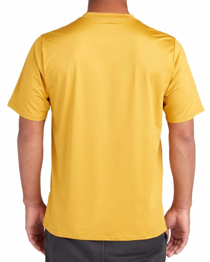 Body Glove Sun Protection Men ShortSleeved Pocket UPF 50 TShirt 8211 Mustard