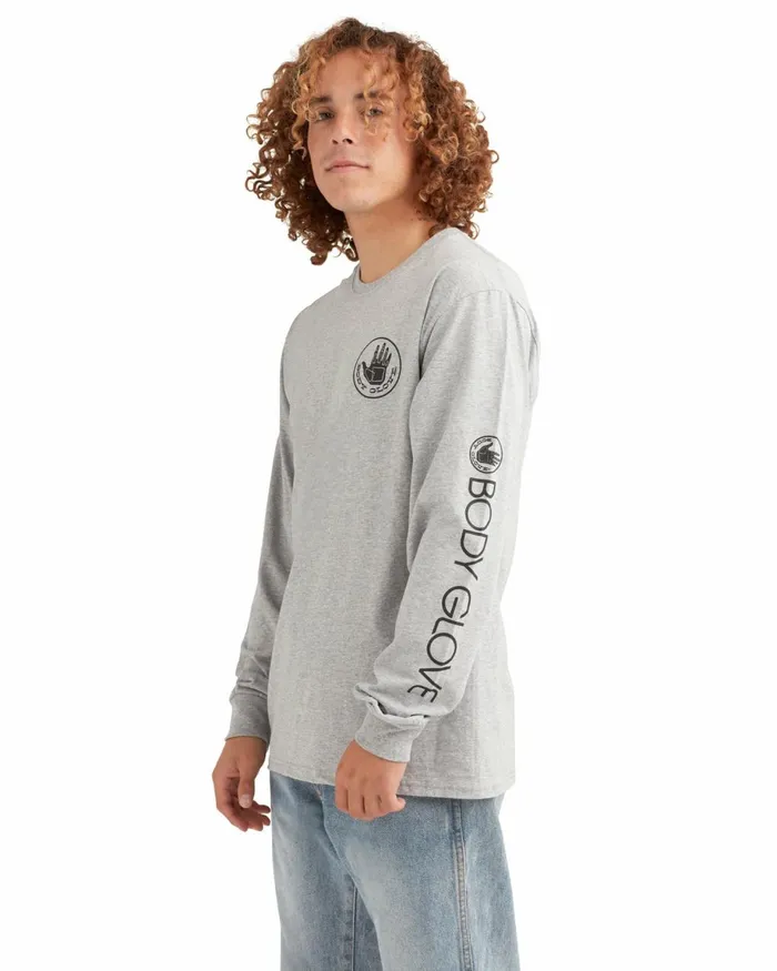 Body Glove TShirts Men Heritage LongSleeve TShirt 8211 Heather