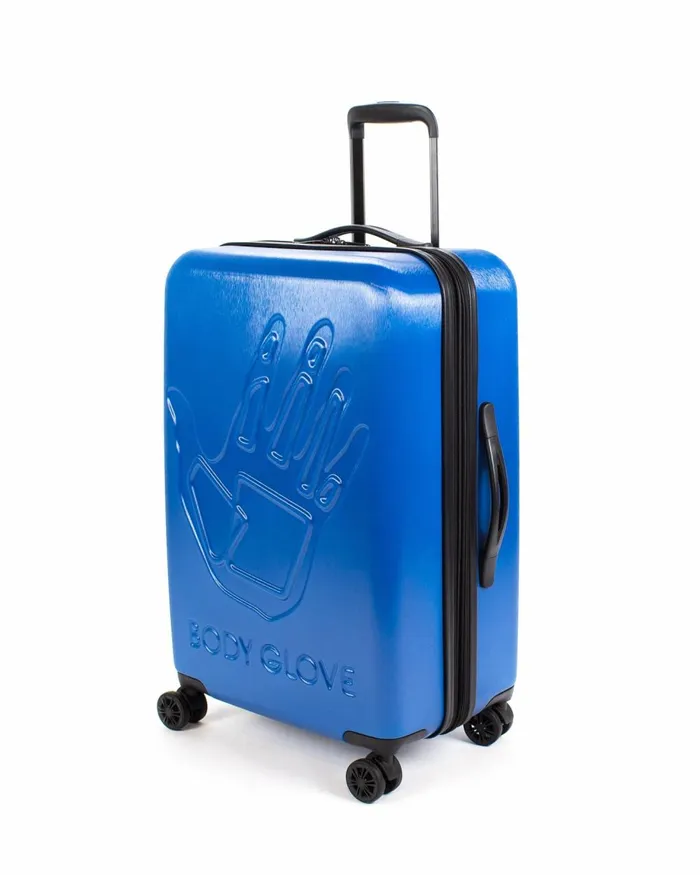 Body Glove Travel Luggage Accessories Redondo 3Piece Hardside Spinner Luggage Set 8211 Northern Blue