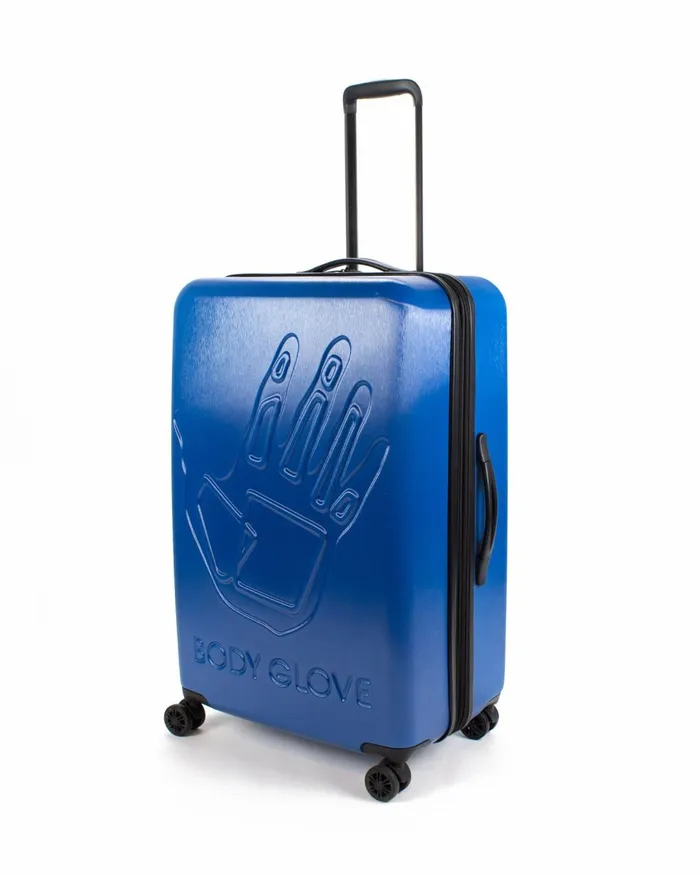 Body Glove Travel Luggage Accessories Redondo 3Piece Hardside Spinner Luggage Set 8211 Northern Blue
