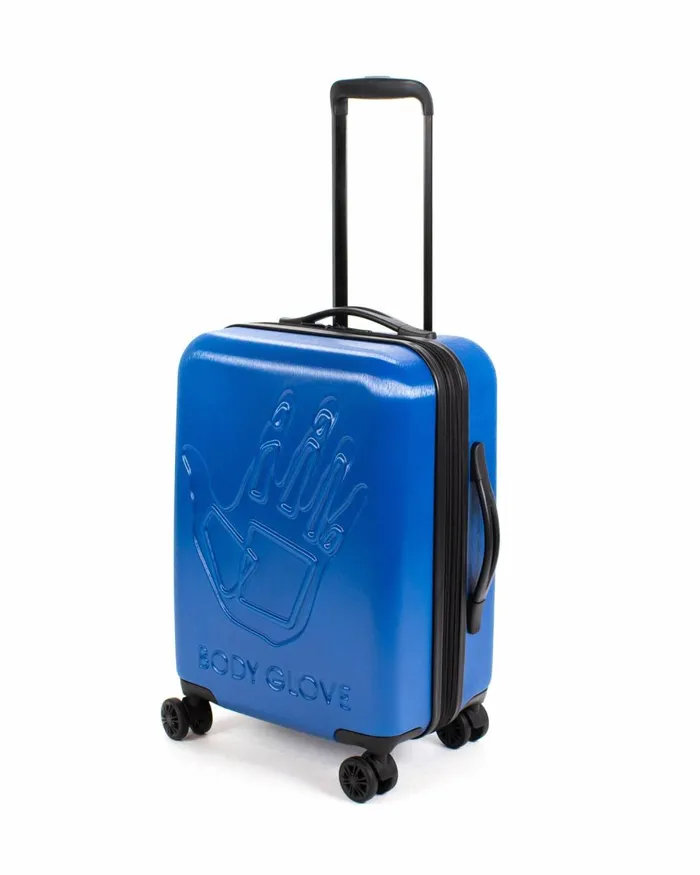 Body Glove Travel Luggage Accessories Redondo 3Piece Hardside Spinner Luggage Set 8211 Northern Blue
