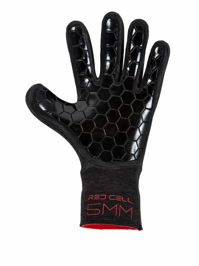 Body Glove Wetsuits Accessories 5mm Red Cell Five Finger Glove 8211 Black