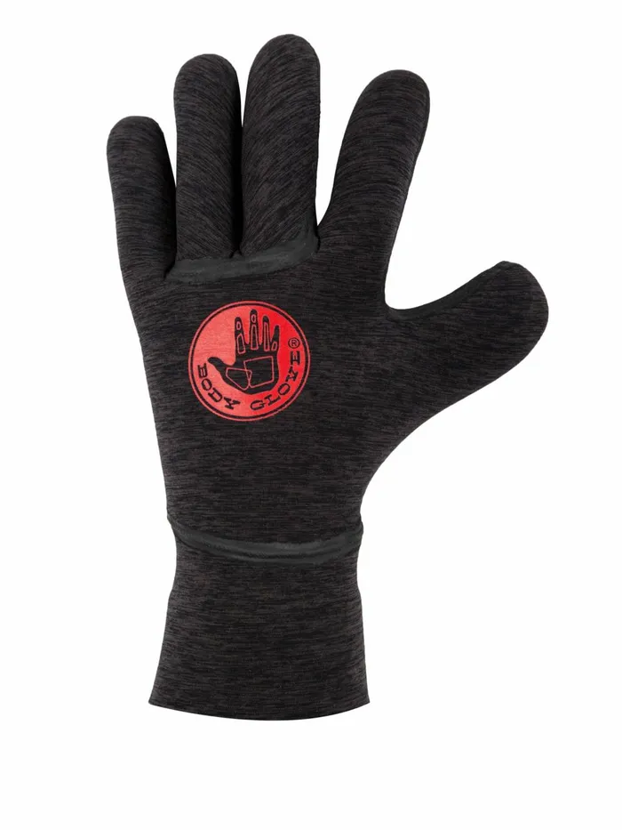 Body Glove Wetsuits Accessories 5mm Red Cell Five Finger Glove 8211 Black