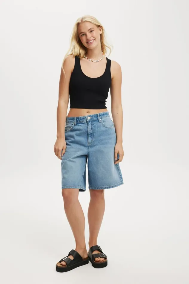 Bondi Tank Black Women Cotton On Tops