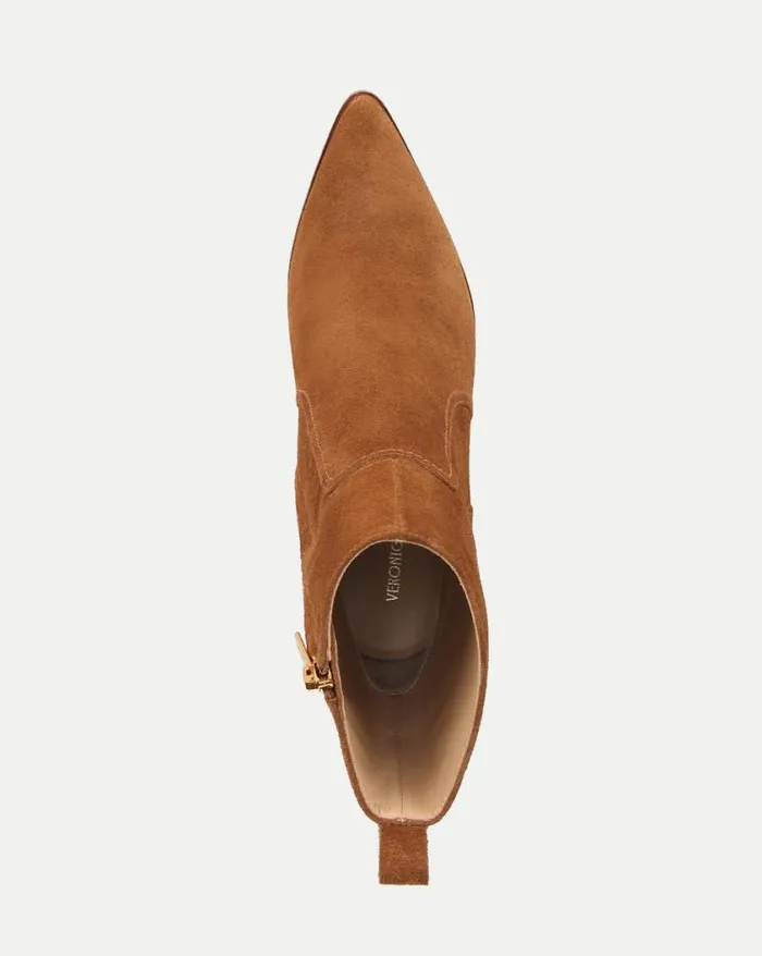 Boots and Booties Shop Veronica Beard Logan Suede Bootie Hazelwood
