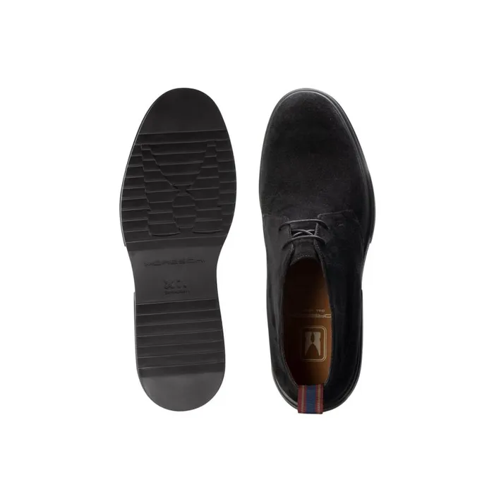 Boots Men Moreschi Black Suede Desert Boot