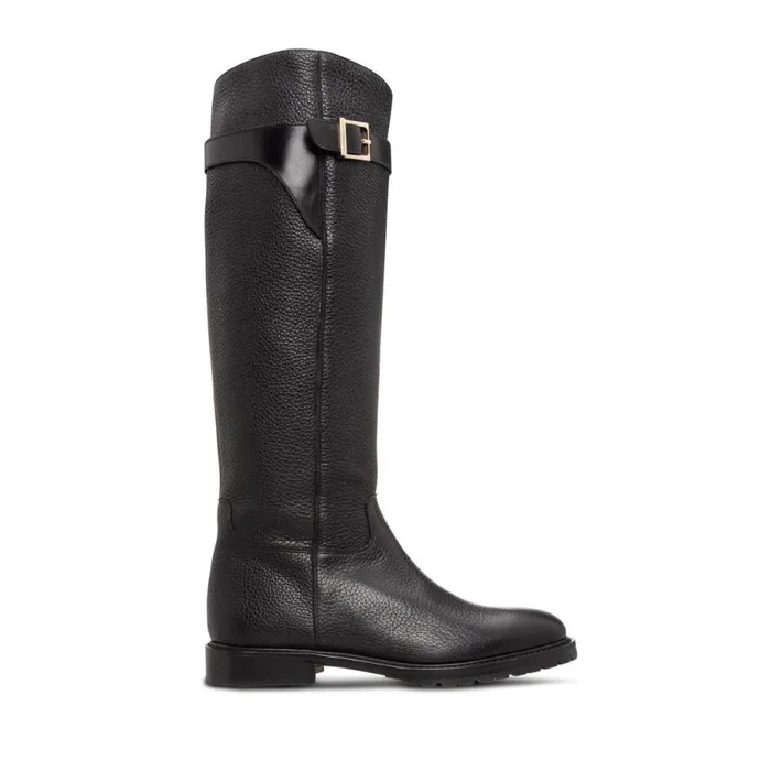 Boots Women Moreschi Black Leather Boot