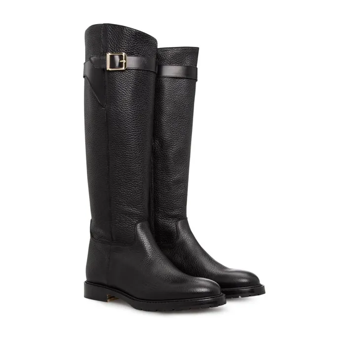 Boots Women Moreschi Black Leather Boot