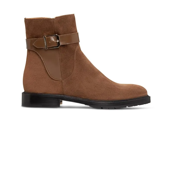 Boots Women Moreschi Brown Leather Ankle Boot