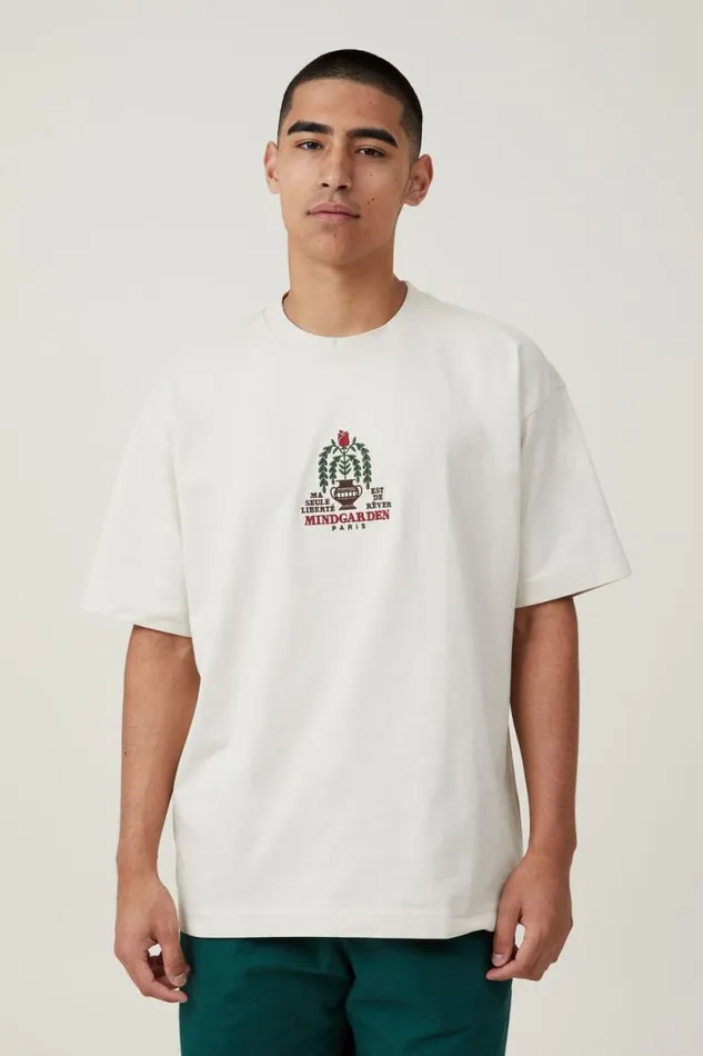 Box Fit Graphic TShirt Bonemindgarden Paris Men Cotton On Tees and Tanks