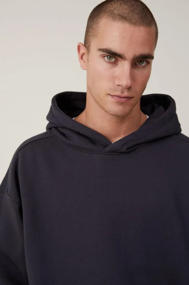 Box Fit Hoodie Washed Black Men Cotton On Sweats and Hoodies Box Fit Hoodie Washed Black Men Cotton On Sweats and Hoodies