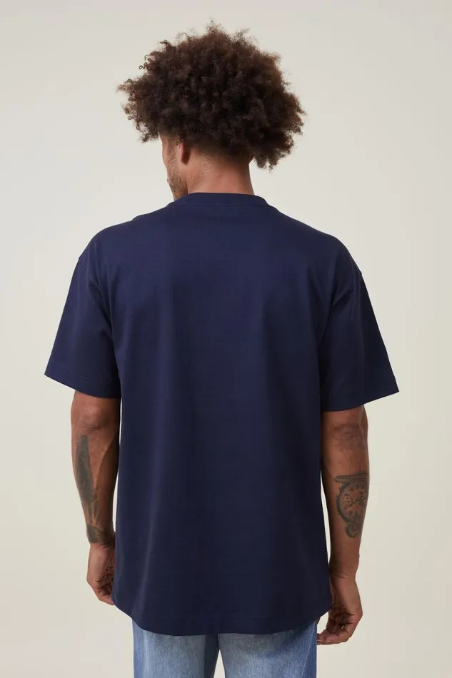 Box Fit Plain TShirt True Navy Men Cotton On Tees and Tanks Box Fit Plain TShirt True Navy Men Cotton On Tees and Tanks