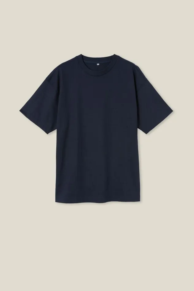 Box Fit Plain TShirt True Navy Men Cotton On Tees and Tanks Box Fit Plain TShirt True Navy Men Cotton On Tees and Tanks