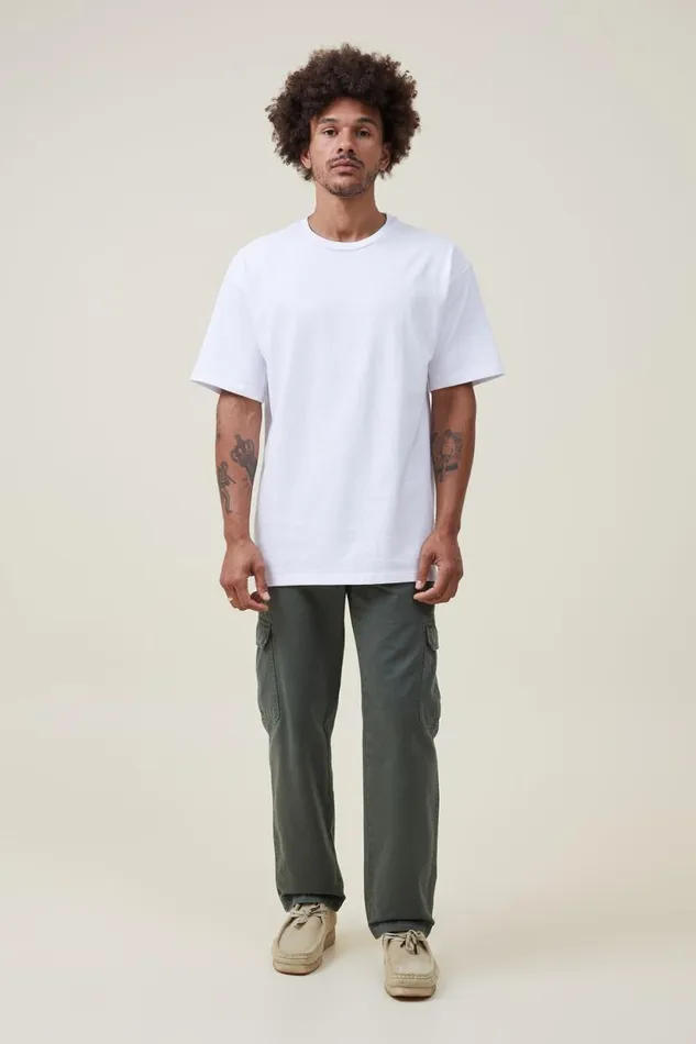 Box Fit Plain TShirt White Men Cotton On Tees and Tanks Box Fit Plain TShirt White Men Cotton On Tees and Tanks