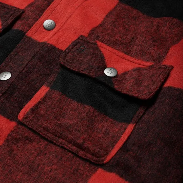 Buffalo Plaid Western Coat Red Men Stetson Jackets
