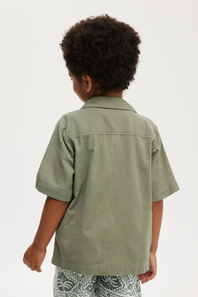 Cabana Short Sleeve Shirt Swag Green Boys Cotton On Shirts Cabana Short Sleeve Shirt Swag Green Boys Cotton On Shirts