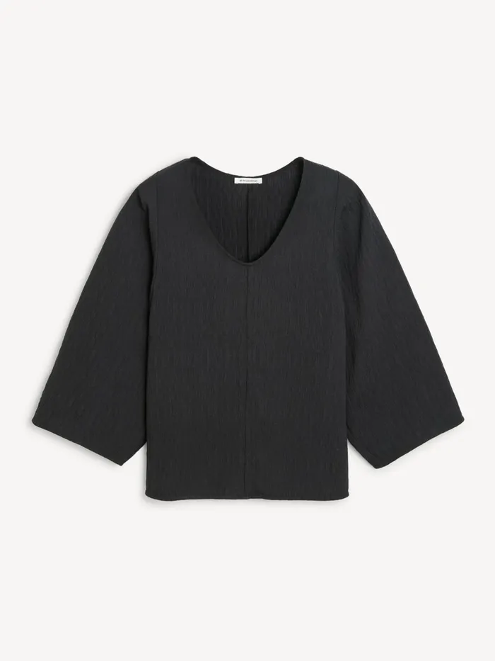 Calyas Blouse Black Women By Malene Birger Tops and Blouses