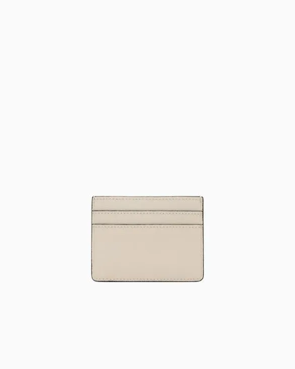Card Holder With Logo Beige Women Armani Wallets And Small Leather Goods Card Holder With Logo Beige Women Armani Wallets And Small Leather Goods