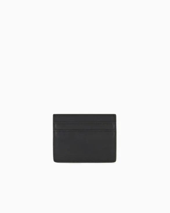 Card Holder With Logo Black Women Armani Wallets And Small Leather Goods Card Holder With Logo Black Women Armani Wallets And Small Leather Goods
