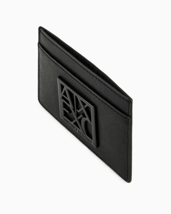 Card Holder With Logo Black Women Armani Wallets And Small Leather Goods Card Holder With Logo Black Women Armani Wallets And Small Leather Goods