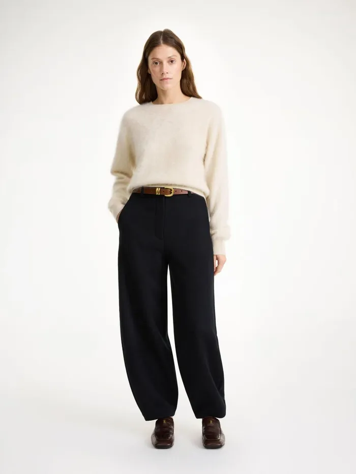 Carlien Wool Trousers Black Women By Malene Birger Trousers