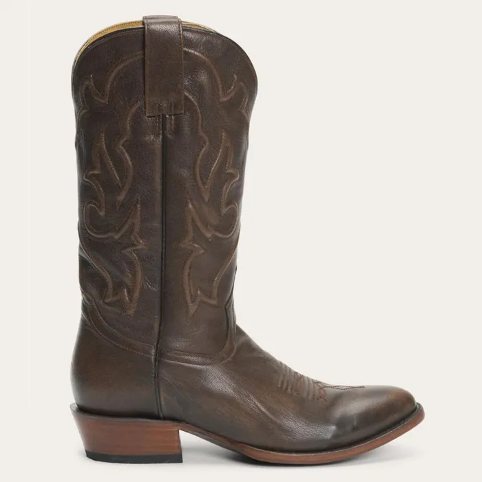 Carlisle Western Boots Distressed Brown Men Stetson Western