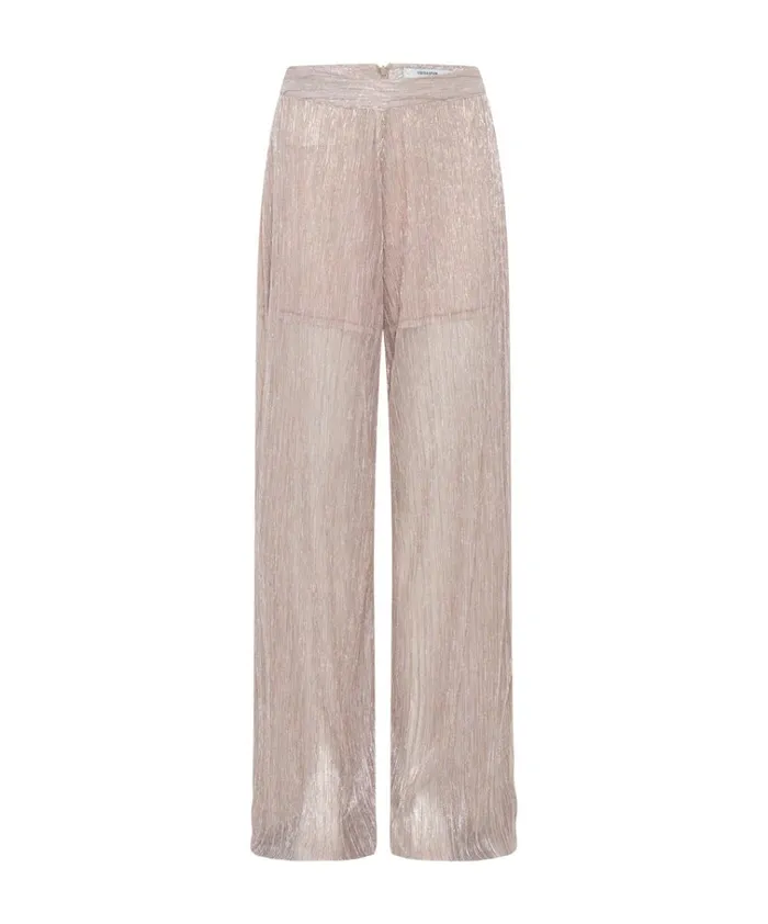 CELESTIAL ROSE PLISSE PALAZZO PANTS Women One Teaspoon Bottoms CELESTIAL ROSE PLISSE PALAZZO PANTS Women One Teaspoon Bottoms
