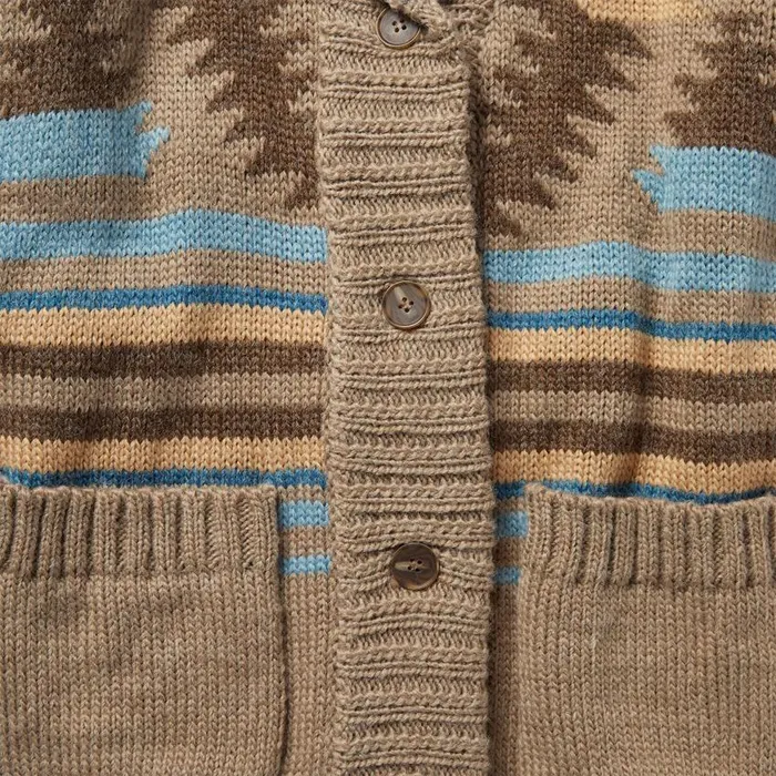 Chunky Knit Tie Sweater In Brown Wine Women Stetson Sweaters