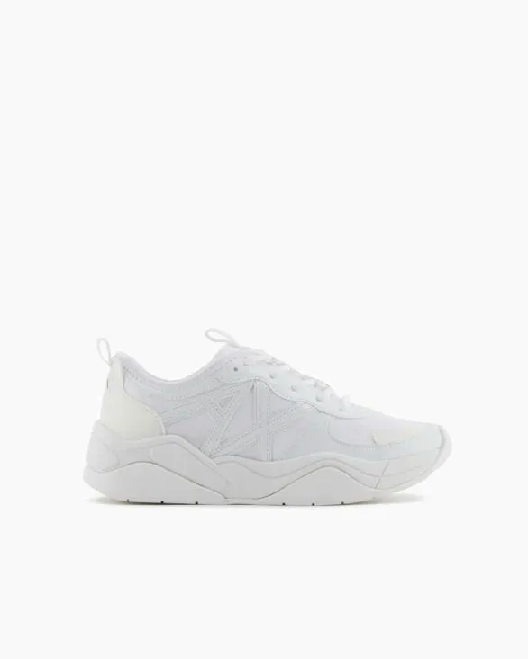 Chunky Sneakers With Logo White Women Armani Sneakers