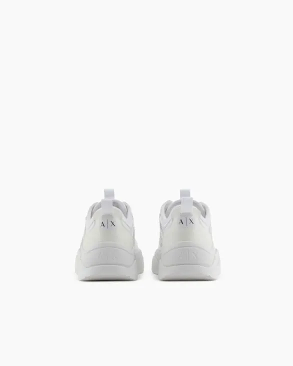 Chunky Sneakers With Logo White Women Armani Sneakers Chunky Sneakers With Logo White Women Armani Sneakers