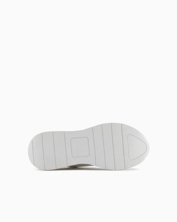 Chunky Sneakers With Logo White Women Armani Sneakers Chunky Sneakers With Logo White Women Armani Sneakers